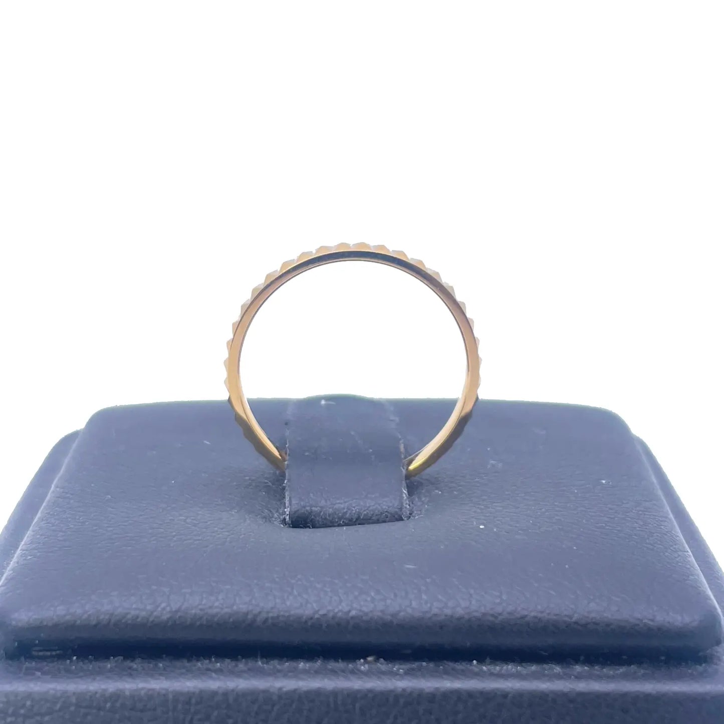 22ct Yellow Gold Women's Wedding Band 2mm High Polished & Diamond Cut Groves  Diamond Bracelets