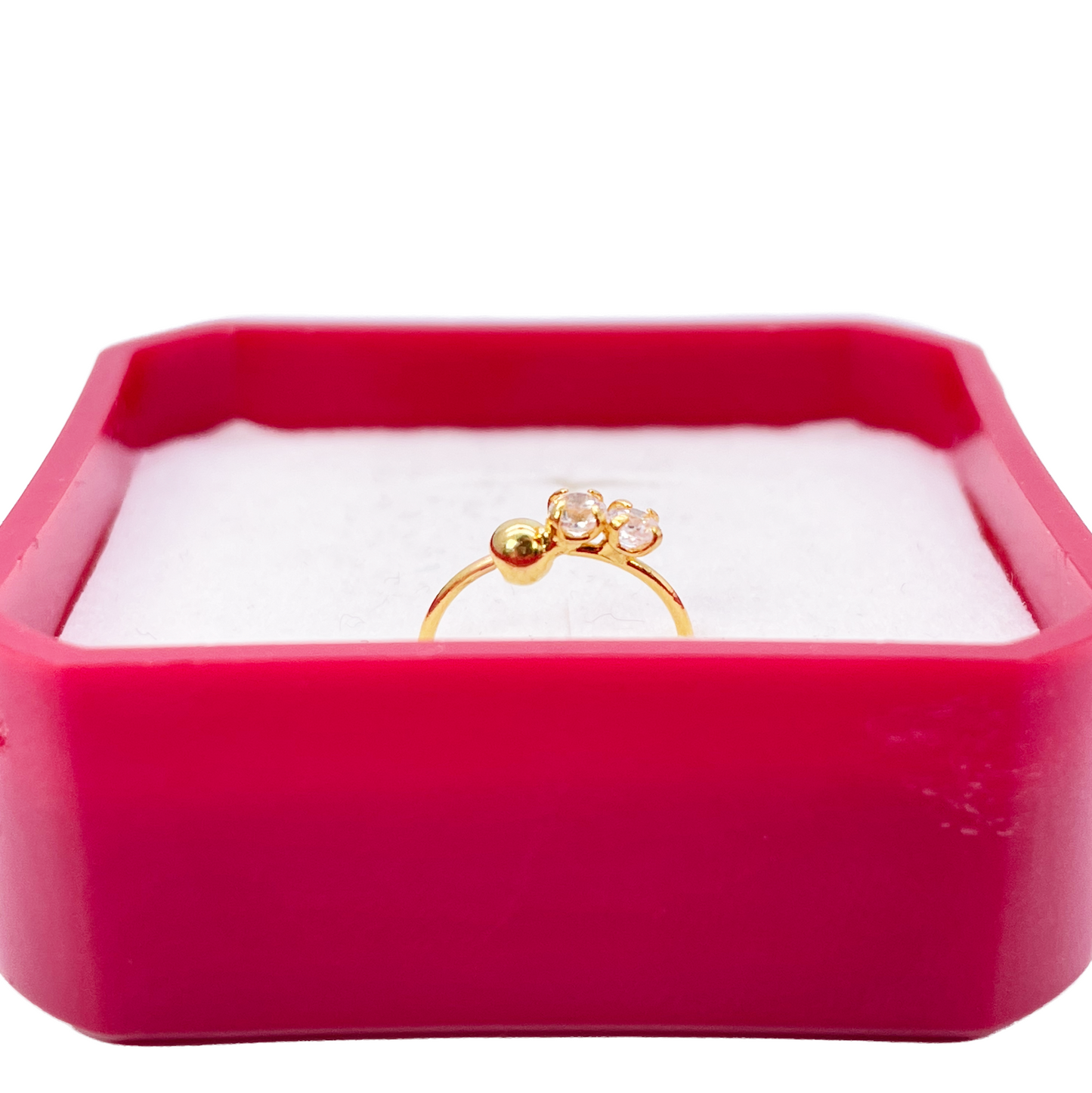 22 Karat Gelbgold wunderschöner, kleiner Huggie Nasenring, 9 mm